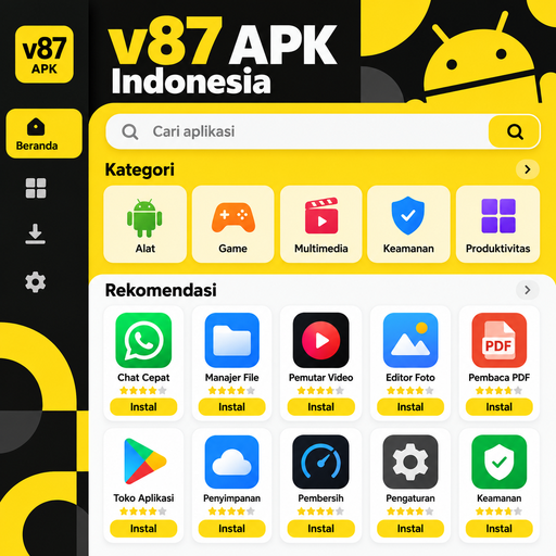 Download dan Instal v87 APK - Informasi Pemasangan Melalui Pengelola File